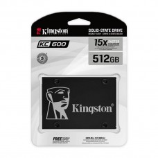 Kingston KC600 2.5" 512GB Internal Solid State Drive with 3D TLC NAND and SATA Rev 3.0