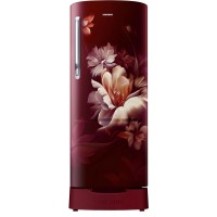 Samsung 183L Stylish Grandé Design Single Door Refrigerator RR20D2823RZ Midnight Blossom Red