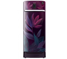 Samsung 215L Horizontal Curve Design Single Door Refrigerator RR23D2H259R Paradise Bloom Purple