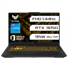 ASUS TUF F17 FX707ZC4-HX048WS Core i5-12500H 8GB 512SSD 17.3FHD 4GB RTX 3050 Win11