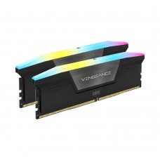 Corsair VENGEANCE RGB 32GB (2x16GB) DDR5 DRAM 5600MHz C40 Memory Kit — Black
