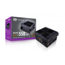 Cooler Master MWE 550 Bronze V2 230v, 80 Plus Bronze Certified, Non-Modular Power Supply – Black